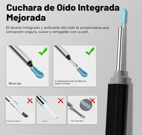 Limpiador de Oidos con Cámara